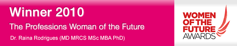 Winner 2010 - Women of the Future Awards